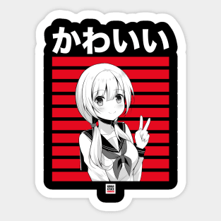 Kawaii Chan Cute Japanese Anime Sticker